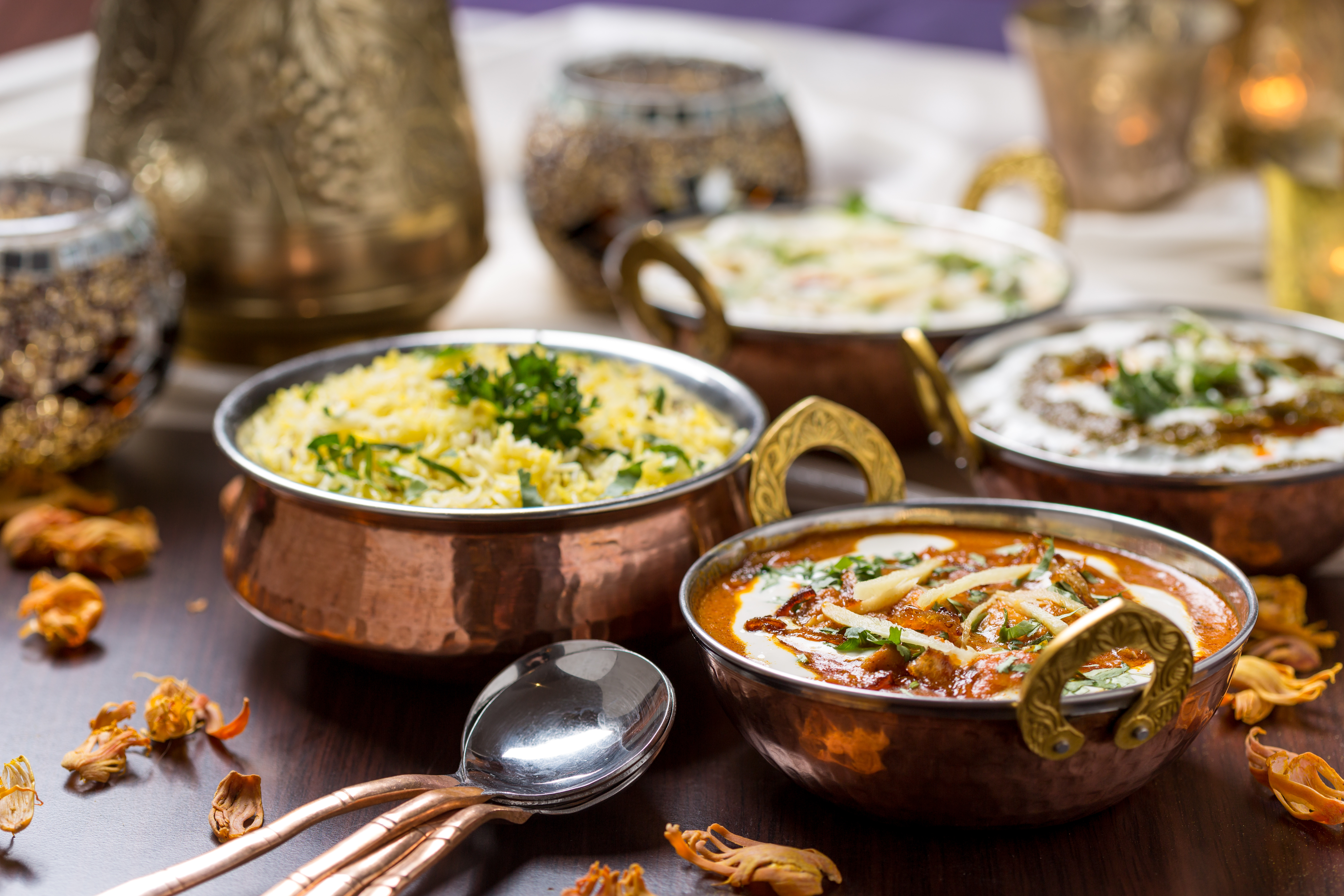 Indian dish spread